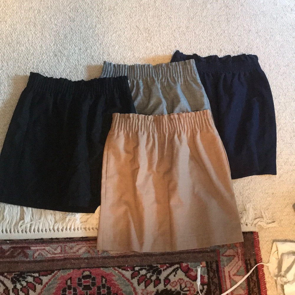 4 I.crew skirts